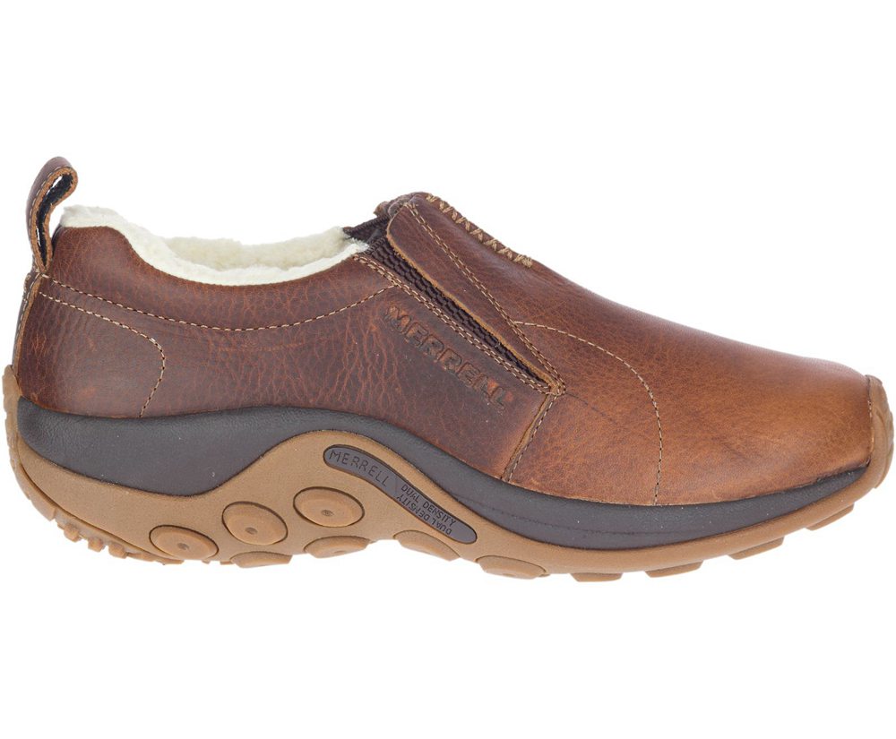 Merrell Slip Ons Brown - Jungle Moc Crafted Cozy - Mens 74HJLRNGV